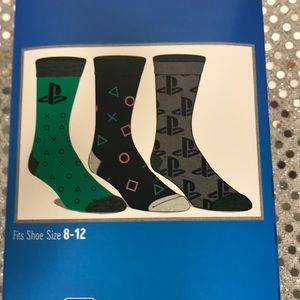 PlayStation Crew Socks Set of 3 Pairs